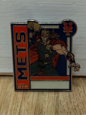 Marvel NY Mets Thor Enamel Pin